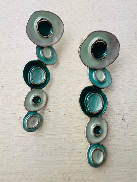 Domna Earrings - Turquoise ~ ALL JEWELLERY 3 FOR 2