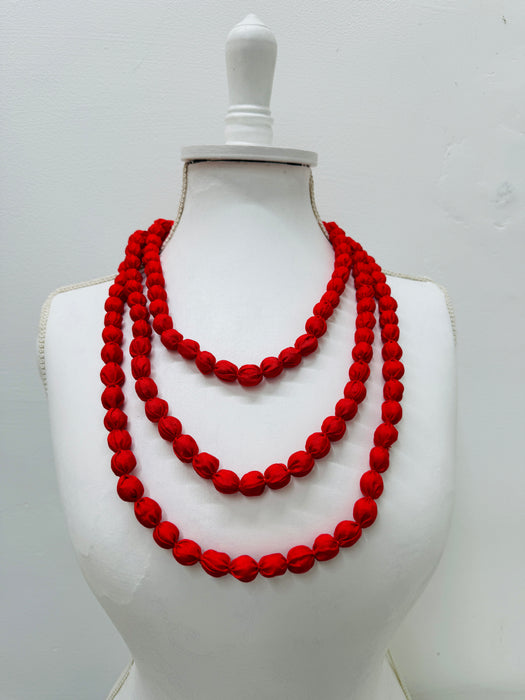 Damia Necklace - Red ~ ALL JEWELLERY 3 FOR 2