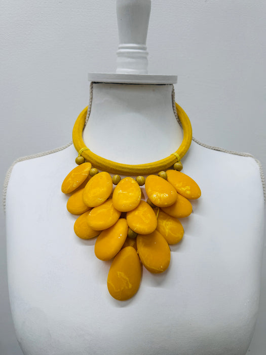 Adeia Necklace - Yellow ~ ALL JEWELLERY 3 FOR 2