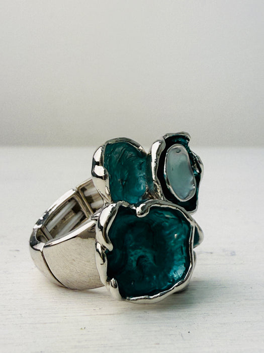 Brioni Ring - Turquoise ~ ALL JEWELLERY 3 FOR 2