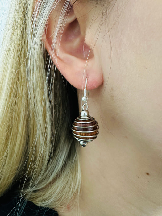 Solana Earrings - Coffee~ ALL JEWELLERY 3 FOR 2