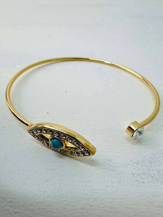 Ayin Bracelet - Gold ~ ALL JEWELLERY 3 FOR 2