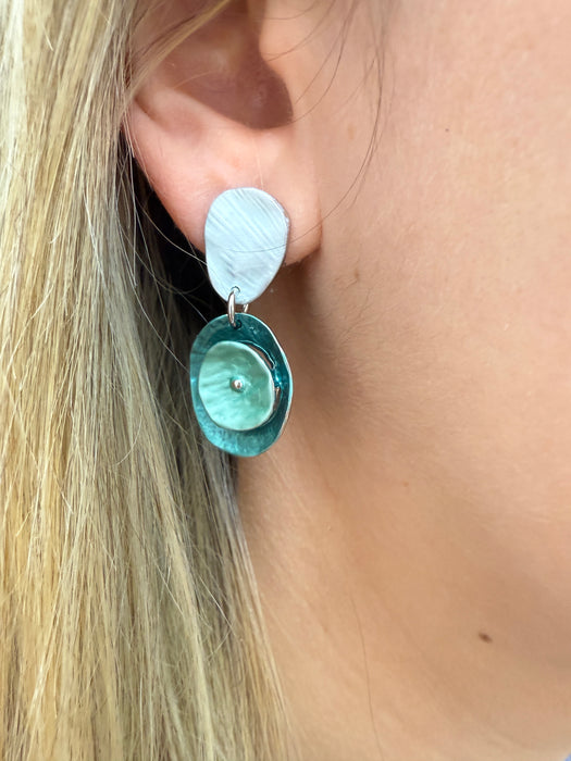 Coralia Earrings - Turquoise ~ ALL JEWELLERY 3 FOR 2