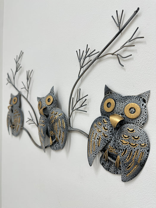 Crackle Owl Trio