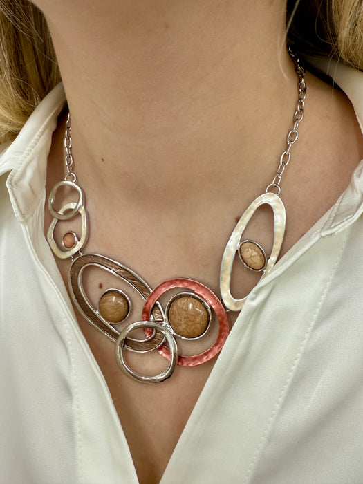 Poena Necklace - Copper ~ ALL JEWELLERY 3 FOR 2