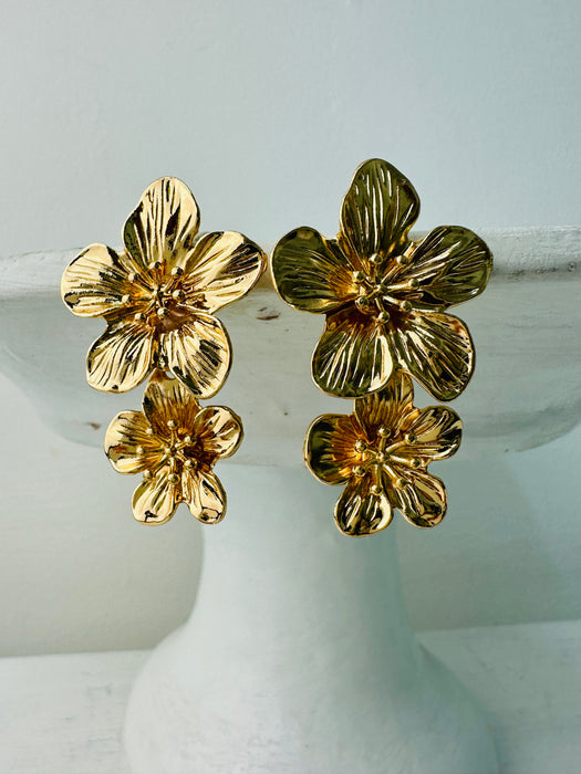 Agnes Earrings - Gold ~ ALL JEWELLERY 3 FOR 2