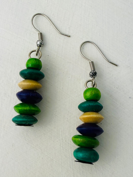 Irie Earrings - Green ~ ALL JEWELLERY 3 FOR 2