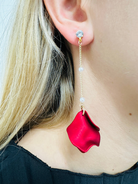 Pomona Earrings- Red ~ ALL JEWELLERY 3 FOR 2