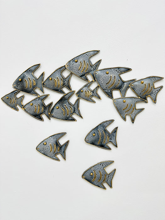 Crackle Angel Fish Shoal