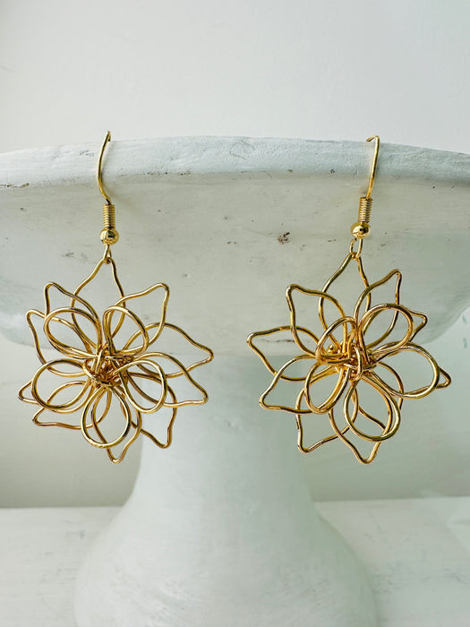 Anfisa Earrings - Gold ~ ALL JEWELLERY 3 FOR 2