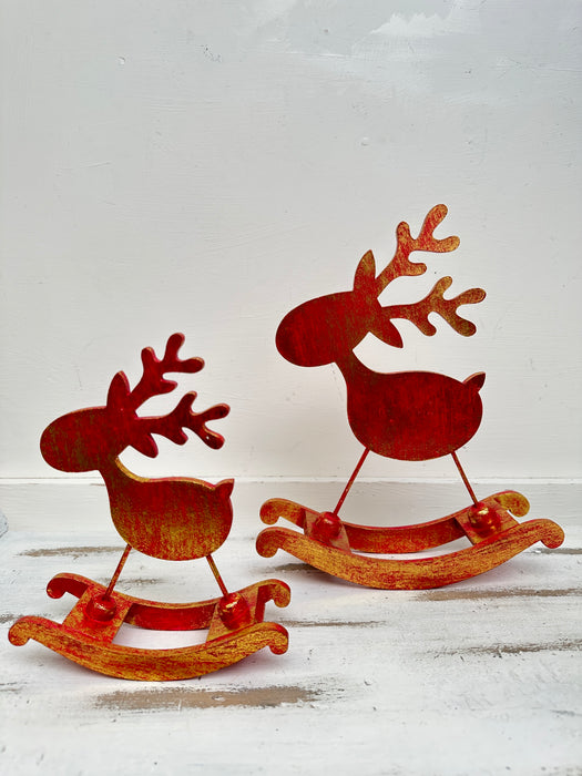 Red Rocking Reindeer - Large