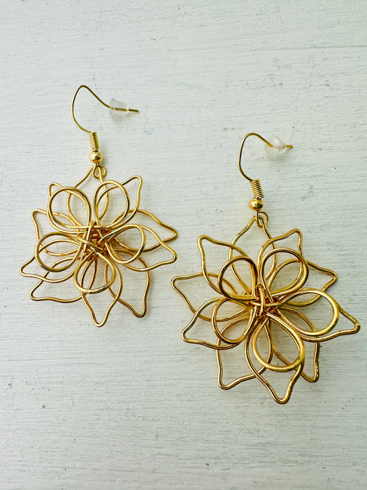 Anfisa Earrings - Gold ~ ALL JEWELLERY 3 FOR 2