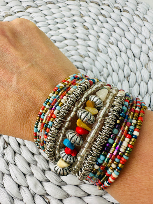 Tribal Cuff - Multi~ ALL JEWELLERY 3 FOR 2