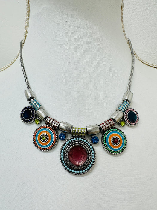 Reine Necklace- Multi ~ ALL JEWELLERY 3 FOR 2