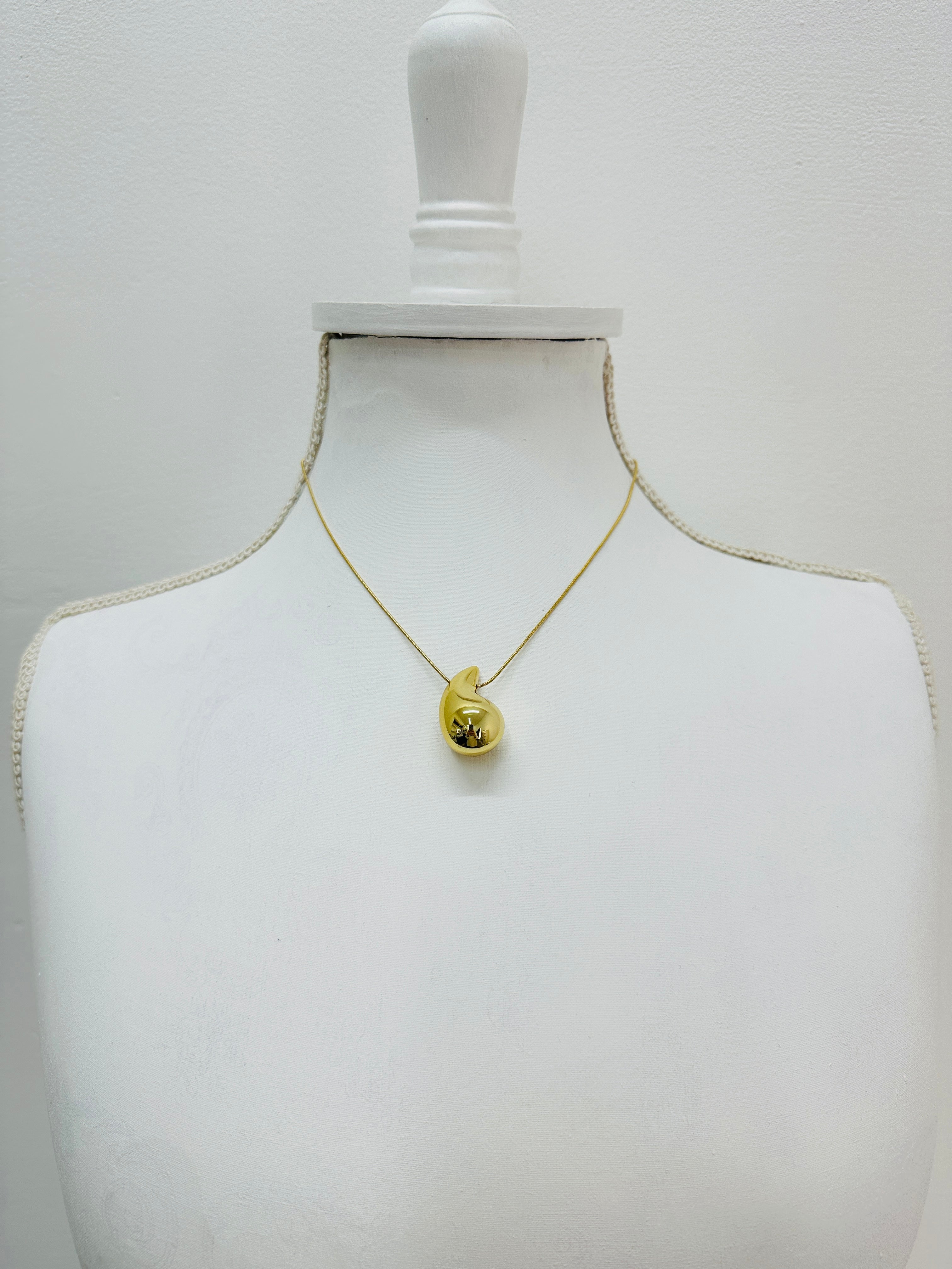 front view of necklace