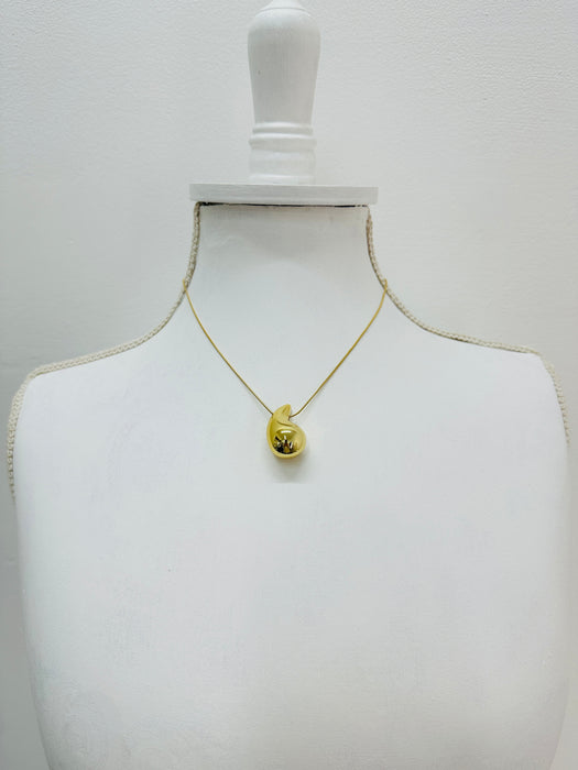 front view of necklace