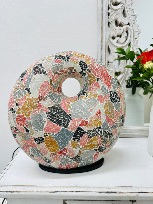 Mosaic Donut Lamp Medium - Mix Colours