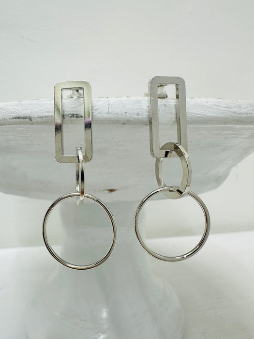 Opolis Earrings- Silver ~ ALL JEWELLERY 3 FOR 2