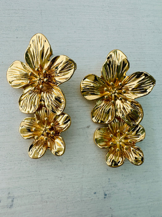 Agnes Earrings - Gold ~ ALL JEWELLERY 3 FOR 2