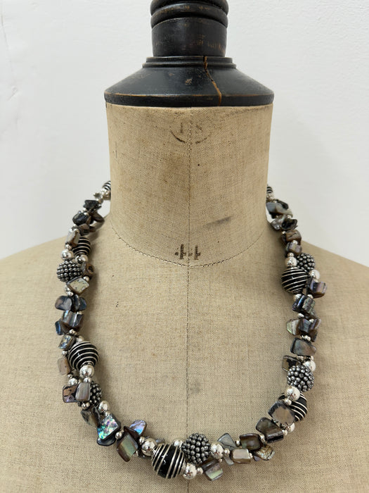 Mira Necklace - Black ~ ALL JEWELLERY 3 FOR 2