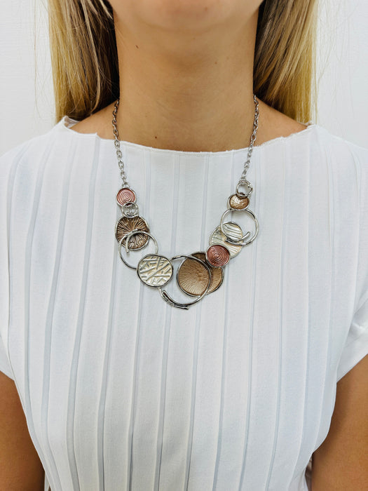 Neola Necklace - Beige ~ ALL JEWELLERY 3 FOR 2