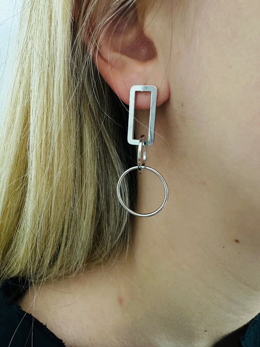 Opolis Earrings- Silver ~ ALL JEWELLERY 3 FOR 2