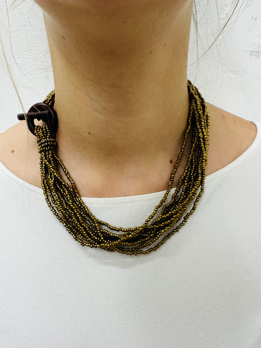 Florence Necklace - Gold Metallic ~ ALL JEWELLERY 3 FOR 2