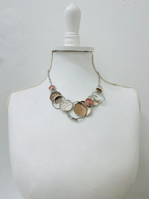 Neola Necklace - Beige ~ ALL JEWELLERY 3 FOR 2