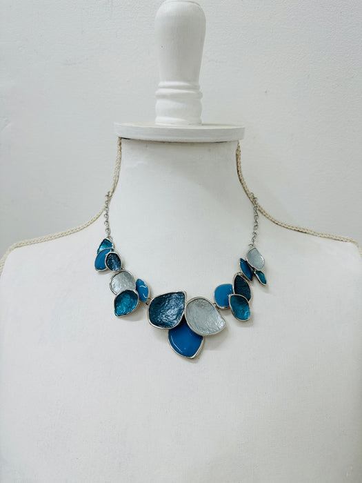 Dolley Necklace - Blue ~ ALL JEWELLERY 3 FOR 2