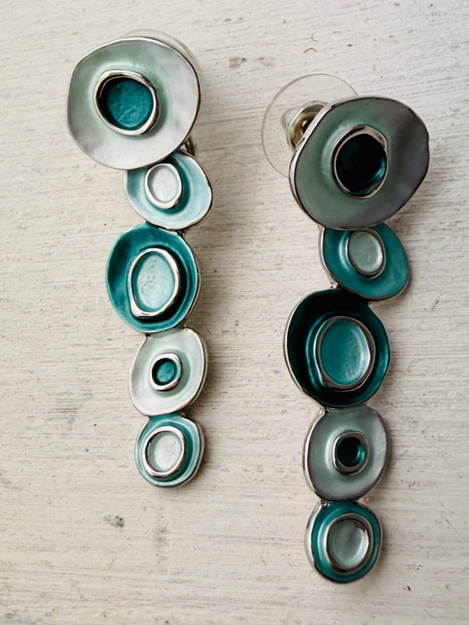 Domna Earrings - Turquoise ~ ALL JEWELLERY 3 FOR 2