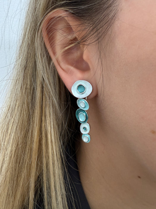 Domna Earrings - Turquoise ~ ALL JEWELLERY 3 FOR 2