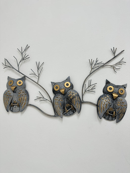 Crackle Owl Trio