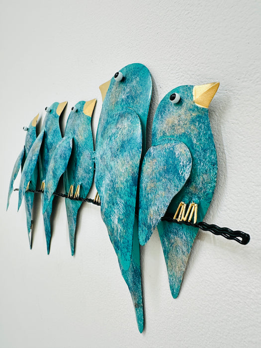 Turquoise Bird Family