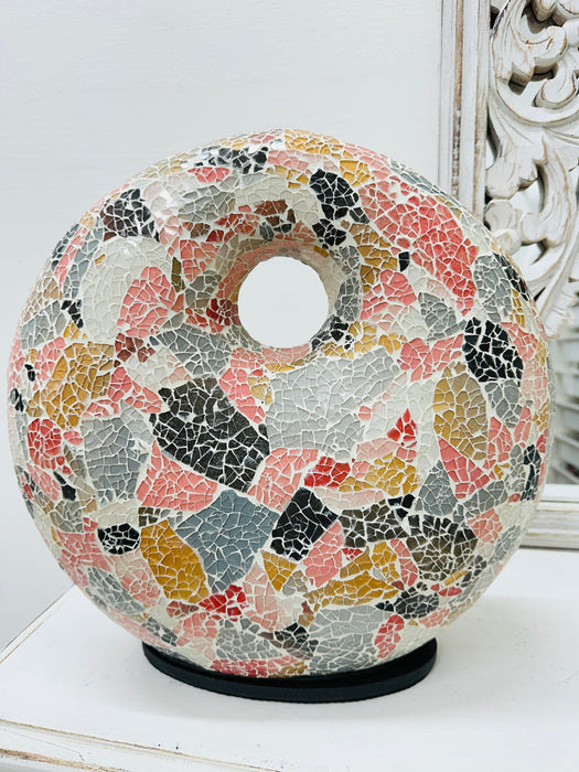 Mosaic Donut Lamp Medium - Mix Colours