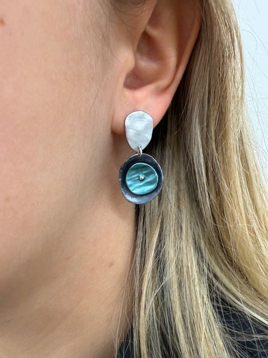 Coralia Earrings - Blue ~ ALL JEWELLERY 3 FOR 2