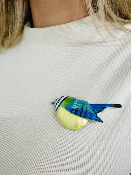 Brooch - Blue Tit ~ ALL JEWELLERY 3 FOR 2