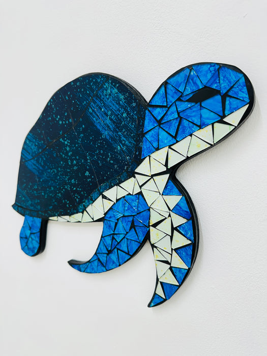 Mosaic Turtle - Blue